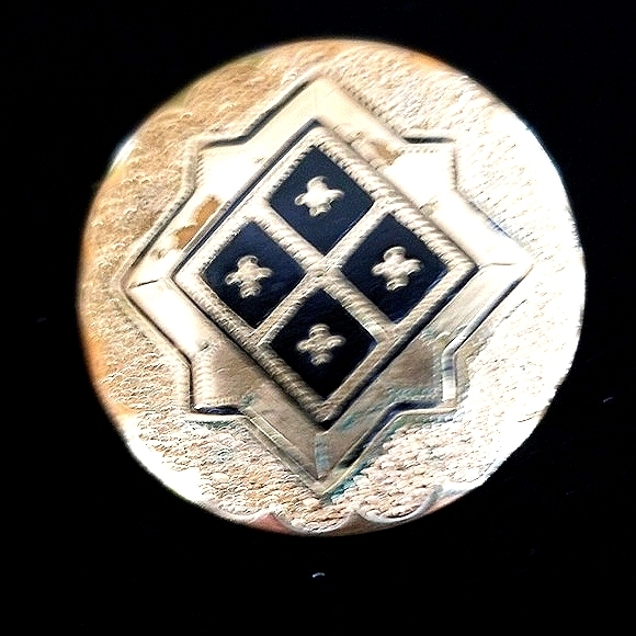 Vintage 1920s Art Deco Gold Plated Brooch Pin - Picture 8 of 11